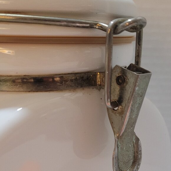 VTG Coffee Canister White EUROPEAN COFFEEHOUSE Victor Th Engwall & Co Collection - Picture 12 of 15